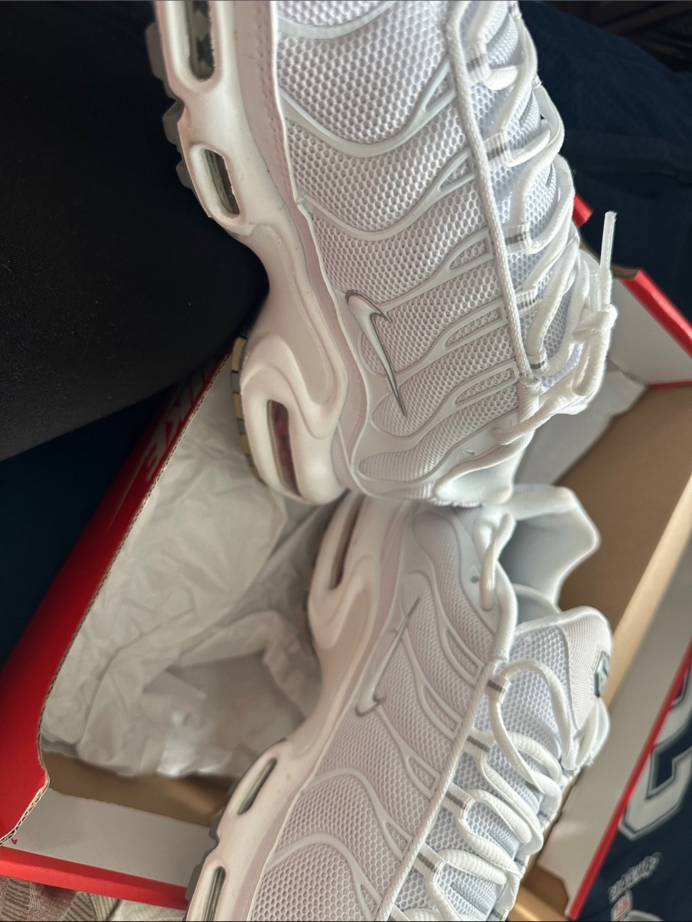 11.5 Men’s all white Air Max - Picture 5 of 6
